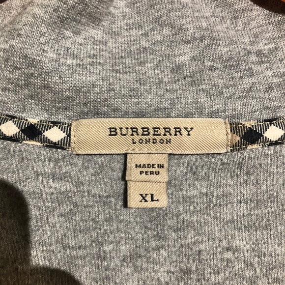 Burberry Men's Long Sleeve Zip Up - Picture 2 of 5